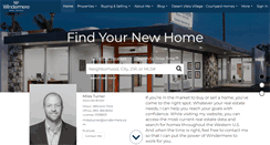 Desktop Screenshot of milesturnerhomes.com