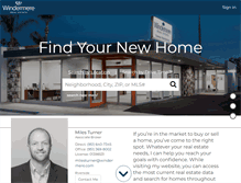Tablet Screenshot of milesturnerhomes.com